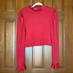 NEW Shein Long Sleeve Crop Top